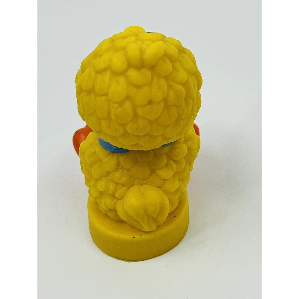 Vintage Muppet Babies Baby Big Bird Figure Toy Vinyl PVC Bottle Sucker Lollipop